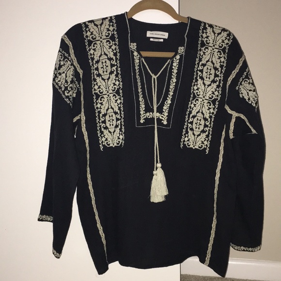 Isabel Marant Tops - Isabel Marant Etoile embroidered cotton top NWOT